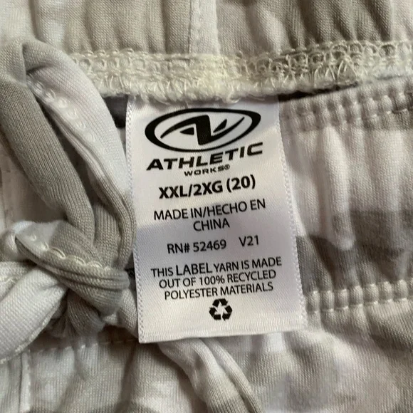 Athletic Works White Camo Joggers - Picture 3 of 6